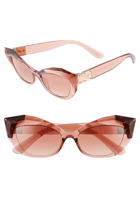 chloe 54mm gradient cat eye sunglasses|More.